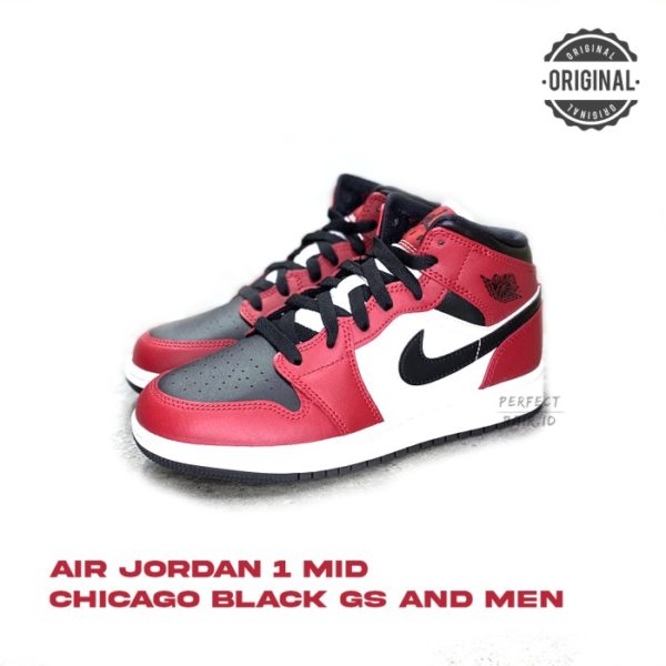 Nike Air Jordan 1 Mid Bred Banned - Perfect Pair